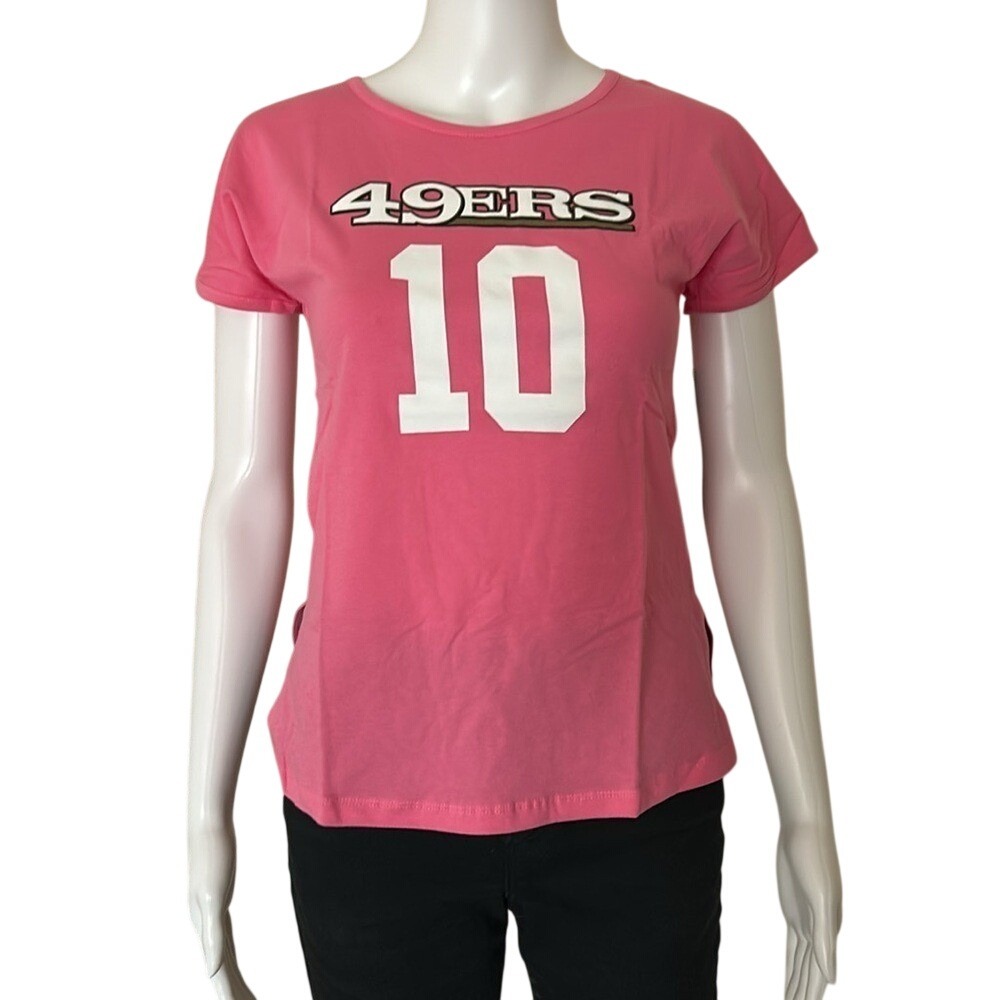 Girls NFL Youth San Francisco 49ers Jimmy Garoppolo Pink T-Shirt - M-10/12
